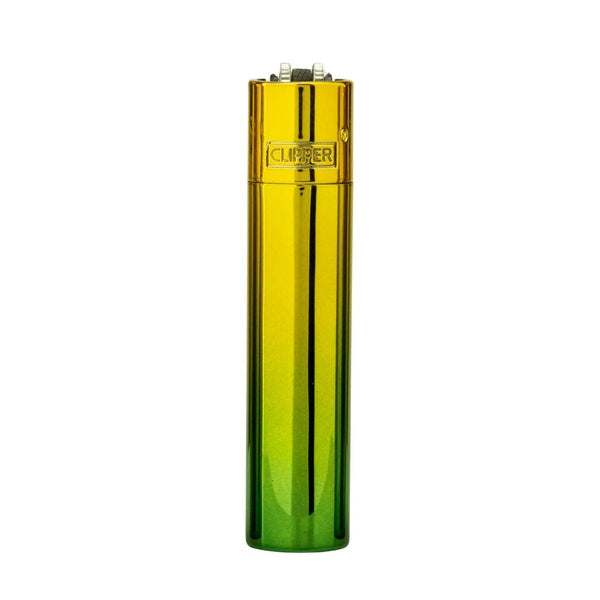 Encendedor Clipper Metalico Green Gradient